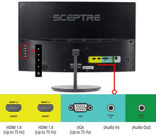 Load image into Gallery viewer, Sceptre Curved 27 FHD 1080p 75Hz LED Monitor