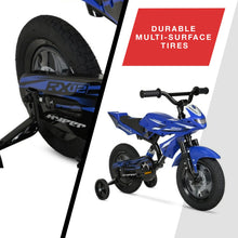 Load image into Gallery viewer, 12" Hyper Speed Bike, Childs Bicycle; Kids Ages 2 - 4 Years Old, Blue, Character Group: Speed