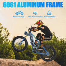 Load image into Gallery viewer, Electric Bike for Adults 26'', 1000W E - Mountain Bike 48V 30/20ah UL2849 Removable Battery, Fat Tire Ebike up to 30MPH Off Road Beach Snow Electric Bicycles Full Suspension &amp; Dual Hydraulic Disc Brakes