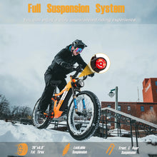 Load image into Gallery viewer, Electric Bike for Adults 26'', 1000W E - Mountain Bike 48V 30/20ah UL2849 Removable Battery, Fat Tire Ebike up to 30MPH Off Road Beach Snow Electric Bicycles Full Suspension &amp; Dual Hydraulic Disc Brakes
