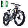 Electric Bike for Adults 26'', 1000W E - Mountain Bike 48V 30/20ah UL2849 Removable Battery, Fat Tire Ebike up to 30MPH Off Road Beach Snow Electric Bicycles Full Suspension & Dual Hydraulic Disc Brakes
