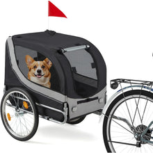 Load image into Gallery viewer, AECOJOY Dog Bike Trailer, Large 55'' Pet Bicycle Carrier for Small and Medium Dogs