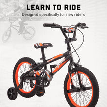 Load image into Gallery viewer, 16" Mutant Kid'S BMX Bike, Ages 3 - 5, Black &amp; Orange