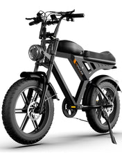 Load image into Gallery viewer, Movcan V30 Electric Bike for Adult, 1000W 20" Fat Tire 48V 15.6AH Removable Battery, 28MPH 7 - Speed Disc Brake Off - Road Mountain Ebike UL2849