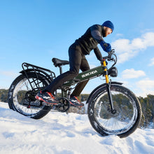 Load image into Gallery viewer, Electric Bike for Adults 26'', 1000W E - Mountain Bike 48V 30/20ah UL2849 Removable Battery, Fat Tire Ebike up to 30MPH Off Road Beach Snow Electric Bicycles Full Suspension &amp; Dual Hydraulic Disc Brakes