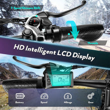 Load image into Gallery viewer, Gocio 26" 4.0 Fat Tire Electric Bike for Adults, 500W Adults E Bike, 48V 13ah Removable Li - Ion Battery, Professional 7 - Speed, Electric Mountain Bicycle Beach Bike Snow Bike Ebike for Men