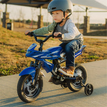 Load image into Gallery viewer, 12" Hyper Speed Bike, Childs Bicycle; Kids Ages 2 - 4 Years Old, Blue, Character Group: Speed