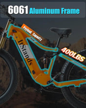 Load image into Gallery viewer, Electric Bike for Adults 26'', 1000W E - Mountain Bike 48V 30/20ah UL2849 Removable Battery, Fat Tire Ebike up to 30MPH Off Road Beach Snow Electric Bicycles Full Suspension &amp; Dual Hydraulic Disc Brakes