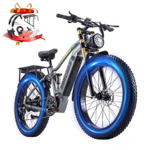 Load image into Gallery viewer, Electric Bike for Adults 26'', 1000W E - Mountain Bike 48V 30/20ah UL2849 Removable Battery, Fat Tire Ebike up to 30MPH Off Road Beach Snow Electric Bicycles Full Suspension &amp; Dual Hydraulic Disc Brakes