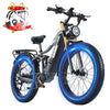Electric Bike for Adults 26'', 1000W E - Mountain Bike 48V 30/20ah UL2849 Removable Battery, Fat Tire Ebike up to 30MPH Off Road Beach Snow Electric Bicycles Full Suspension & Dual Hydraulic Disc Brakes