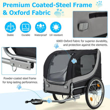 Load image into Gallery viewer, AECOJOY Dog Bike Trailer, Large 55'' Pet Bicycle Carrier for Small and Medium Dogs
